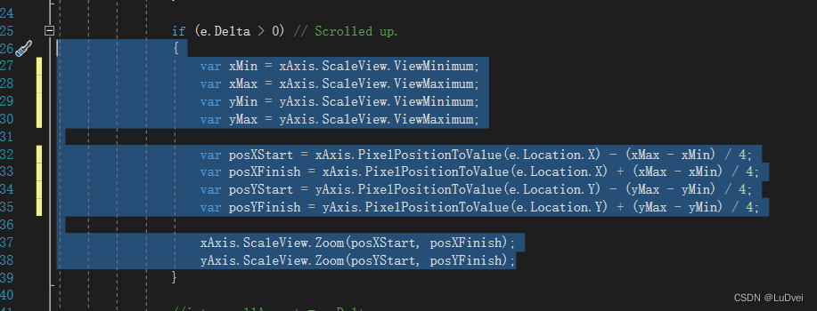 C#~Winform代码调整快捷键