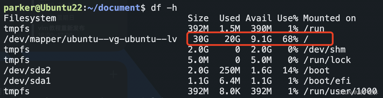 给Parallels Desktop虚拟机下的Linux磁盘扩容