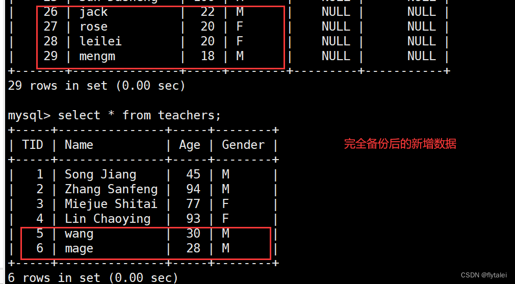 Mysql数据备份与恢复实战