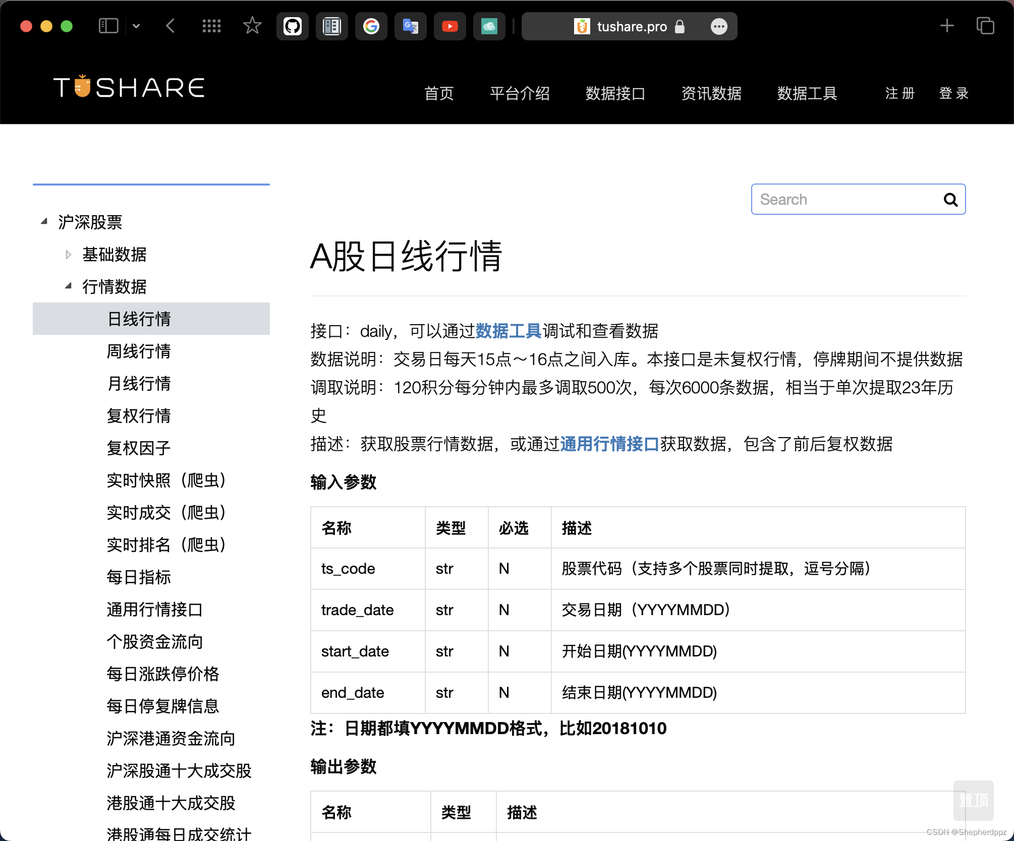 tushare数据详情页2