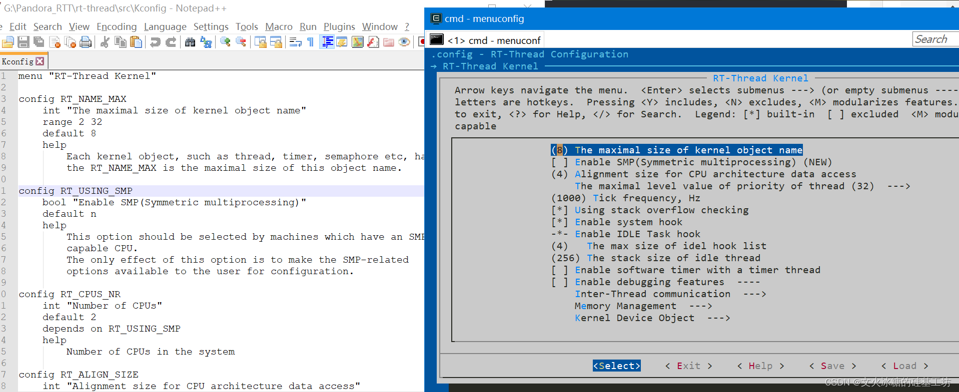 [嵌入式系统-27]：RT-Thread -14- 操作系统配置：rtconfig.h文件与menuconfig命令