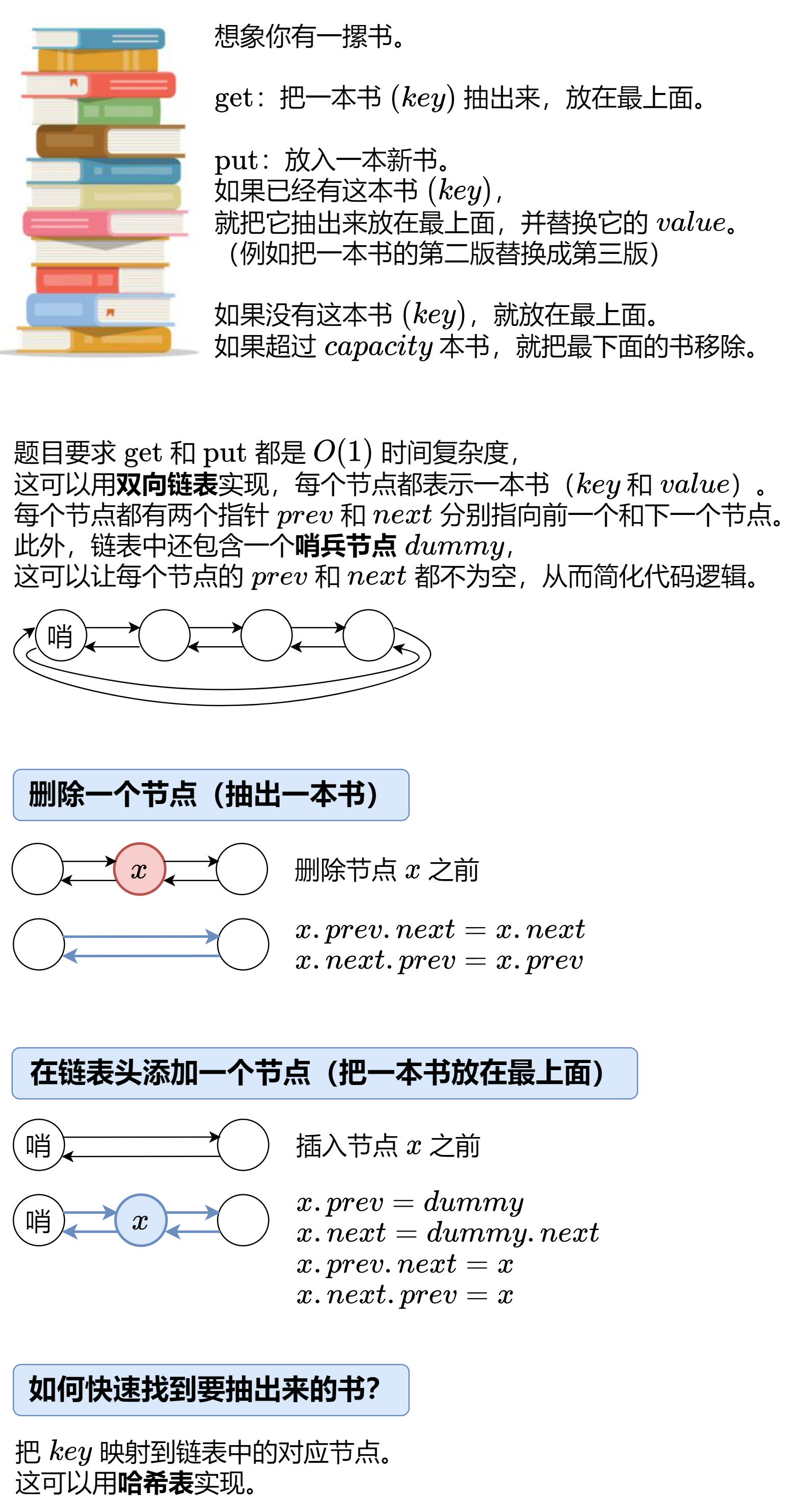 LeetCode-146. <span style='color:red;'>LRU</span> <span style='color:red;'>缓存</span>【设计 <span style='color:red;'>哈</span><span style='color:red;'>希</span>表 链<span style='color:red;'>表</span> 双向<span style='color:red;'>链</span><span style='color:red;'>表</span>】