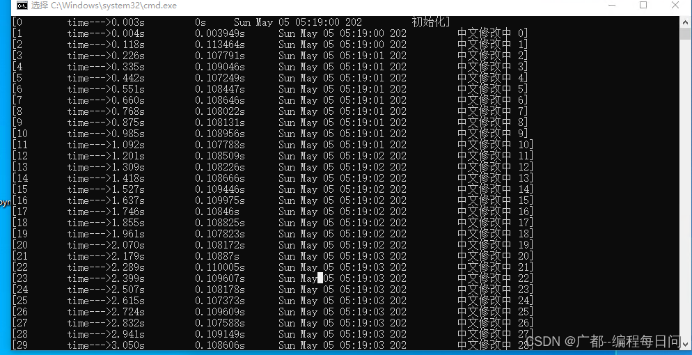 c++性能分析工具类 统计程序每一步的执行时间