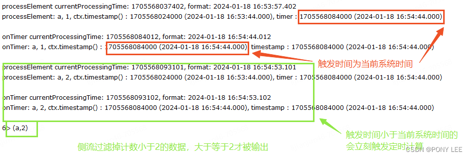 Flink的KeyedProcessFunction基于Event Time和Process Time的定时器用法实例分析