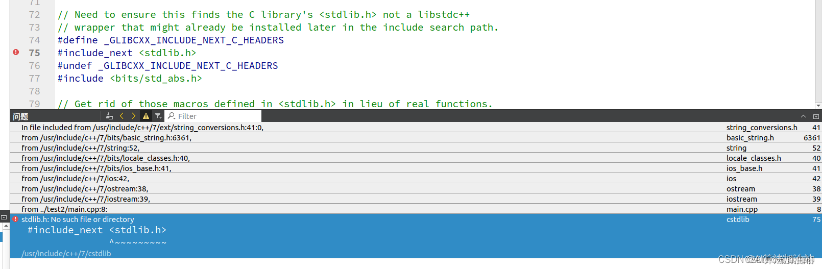 stdlib.h: No such file or directory