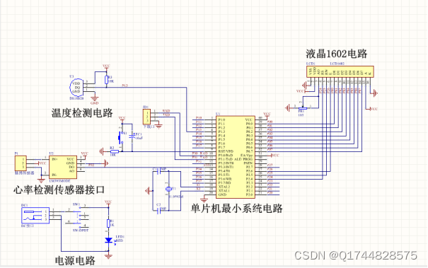 基于51单片机的心率体温检测系统设计