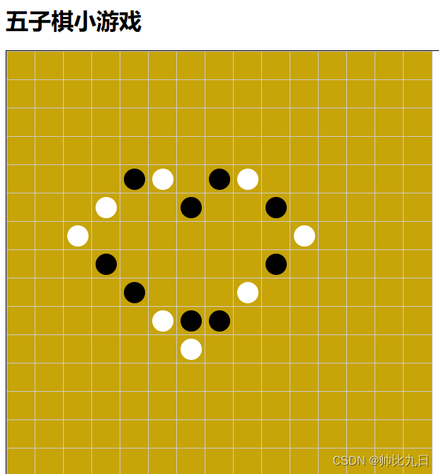 【前段】<span style='color:red;'>开发</span>五子棋小游戏<span style='color:red;'>全</span><span style='color:red;'>流程</span>