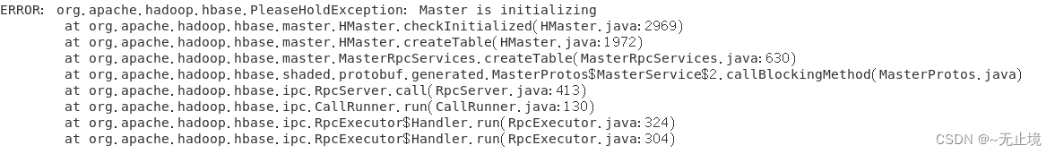HBase<span style='color:red;'>中</span>Master初始化<span style='color:red;'>错误</span>~