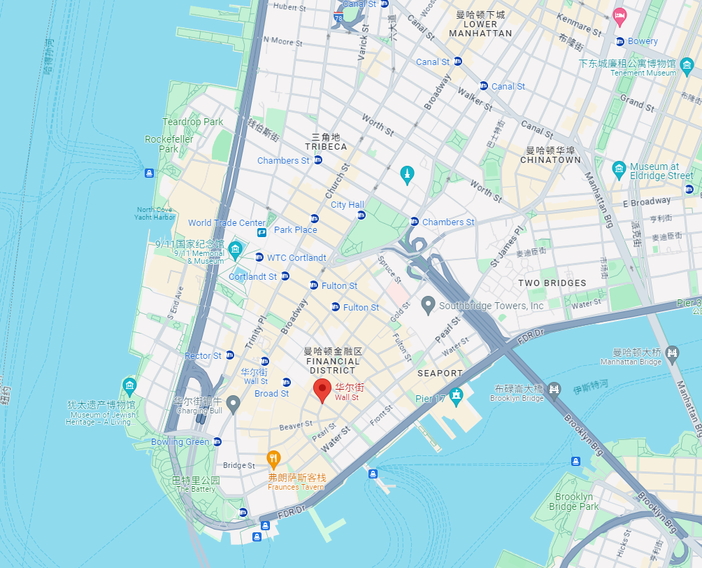纽约华尔街Wall Street 简介