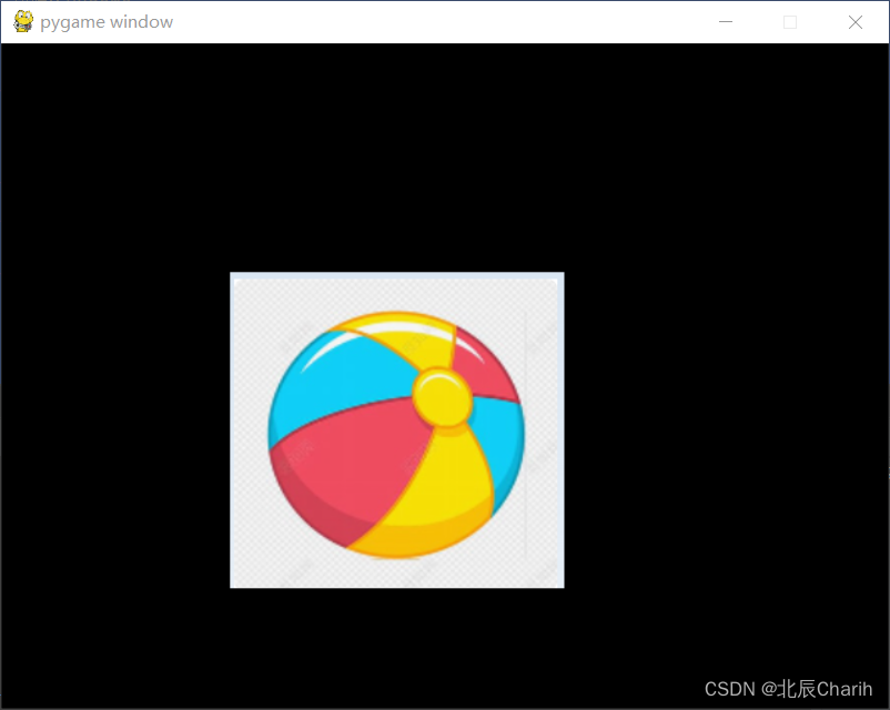 使用Pygame库<span style='color:red;'>创建</span><span style='color:red;'>了</span><span style='color:red;'>一个</span>窗口，<span style='color:red;'>并</span><span style='color:red;'>在</span>窗口中加载<span style='color:red;'>了</span><span style='color:red;'>一个</span>名为“ball.png“<span style='color:red;'>的</span>图片，通过不断改变物体<span style='color:red;'>的</span>位置，实现<span style='color:red;'>了</span><span style='color:red;'>一个</span><span style='color:red;'>简单</span><span style='color:red;'>的</span><span style='color:red;'>动画</span>效果