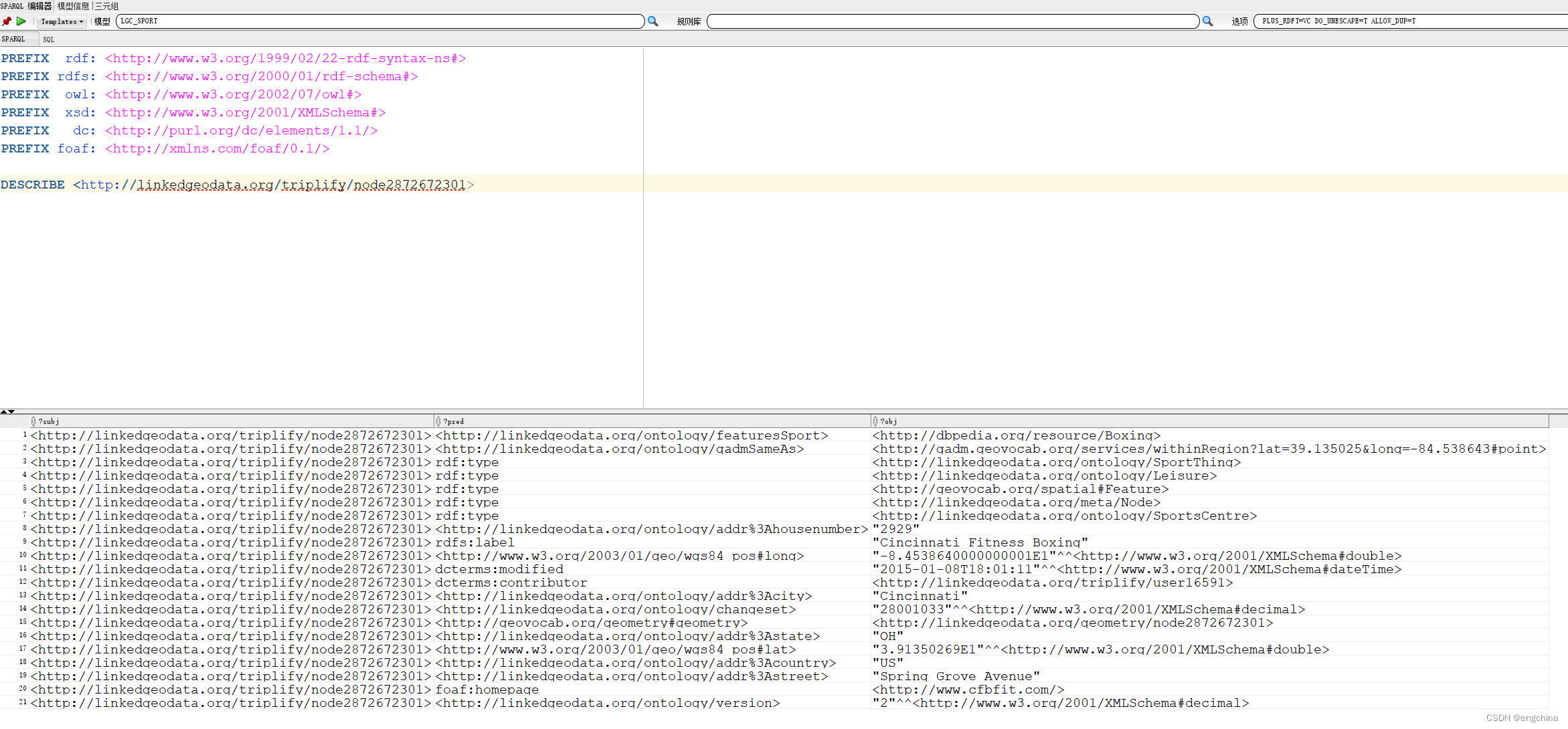 Oracle Graph 入门 - RDF 知识图谱