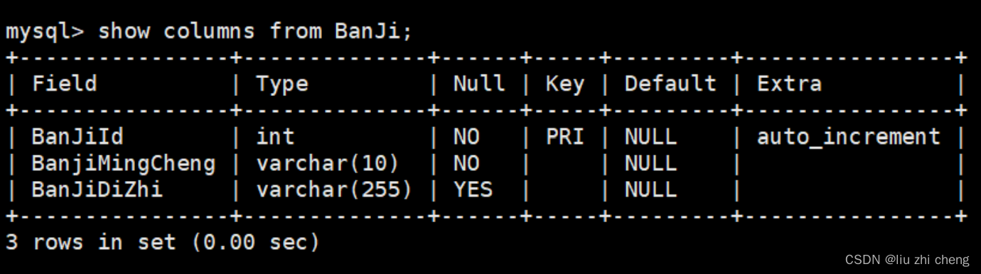 MySQL库表操作 作业