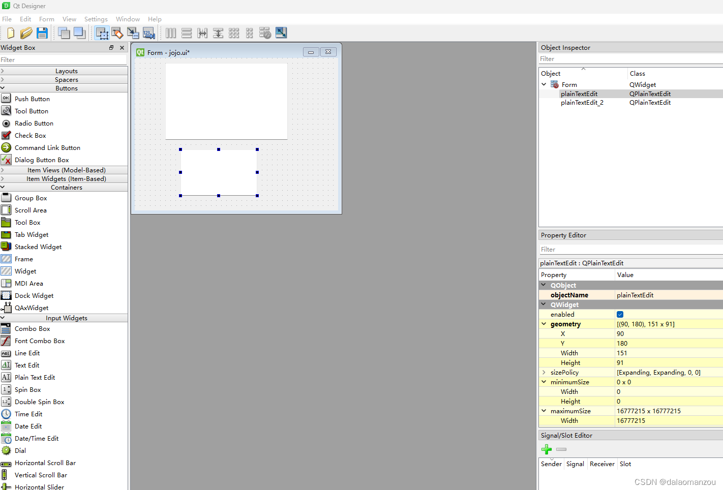 pyside<span style='color:red;'>6</span>怎么使用Qt Designer<span style='color:red;'>设计</span><span style='color:red;'>自</span>定义组件