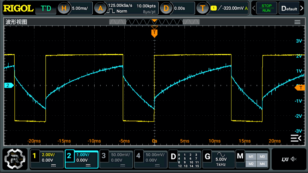 无跳线面包板实验运放多谐振荡器