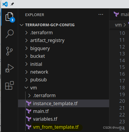 使用terraform 来创建GCP的instance template 和基于它的vm