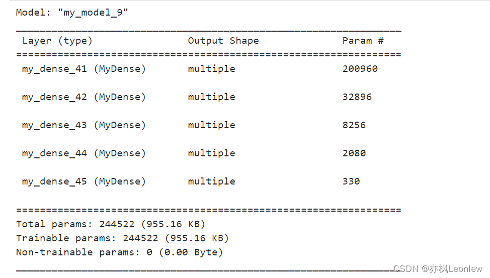 Tensorflow2.0笔记 - 自定义Layer和Model