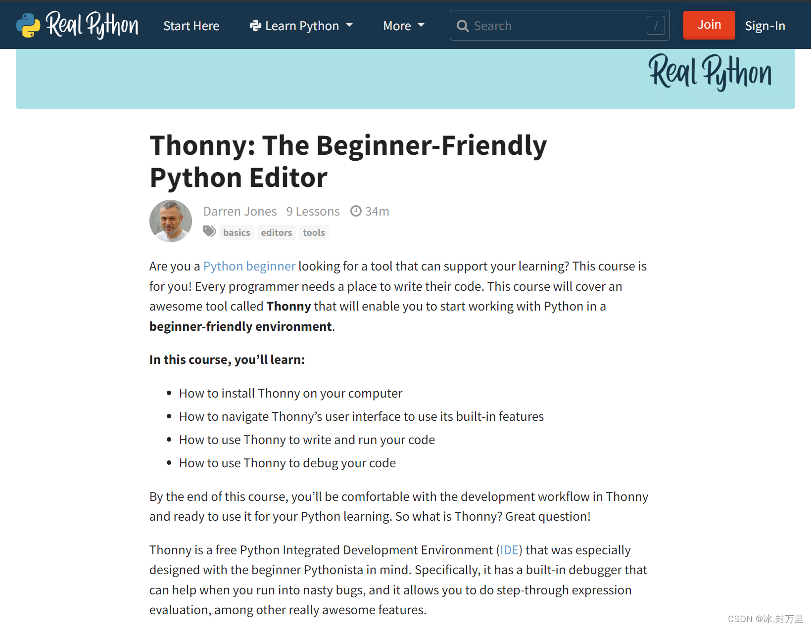 [Python IDLE] Tonny 面向Python初学者 | 工具_python tonny-CSDN博客