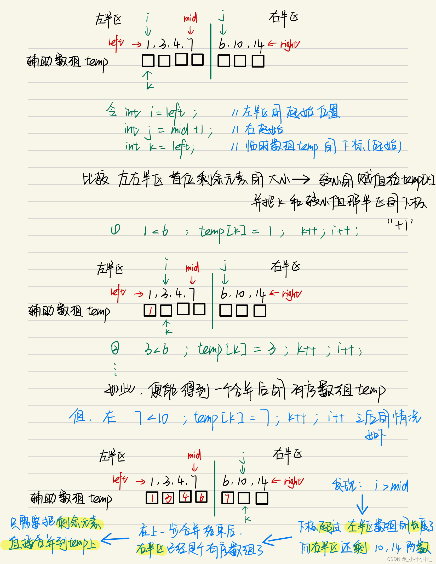 排序(冒泡/快速/归并)