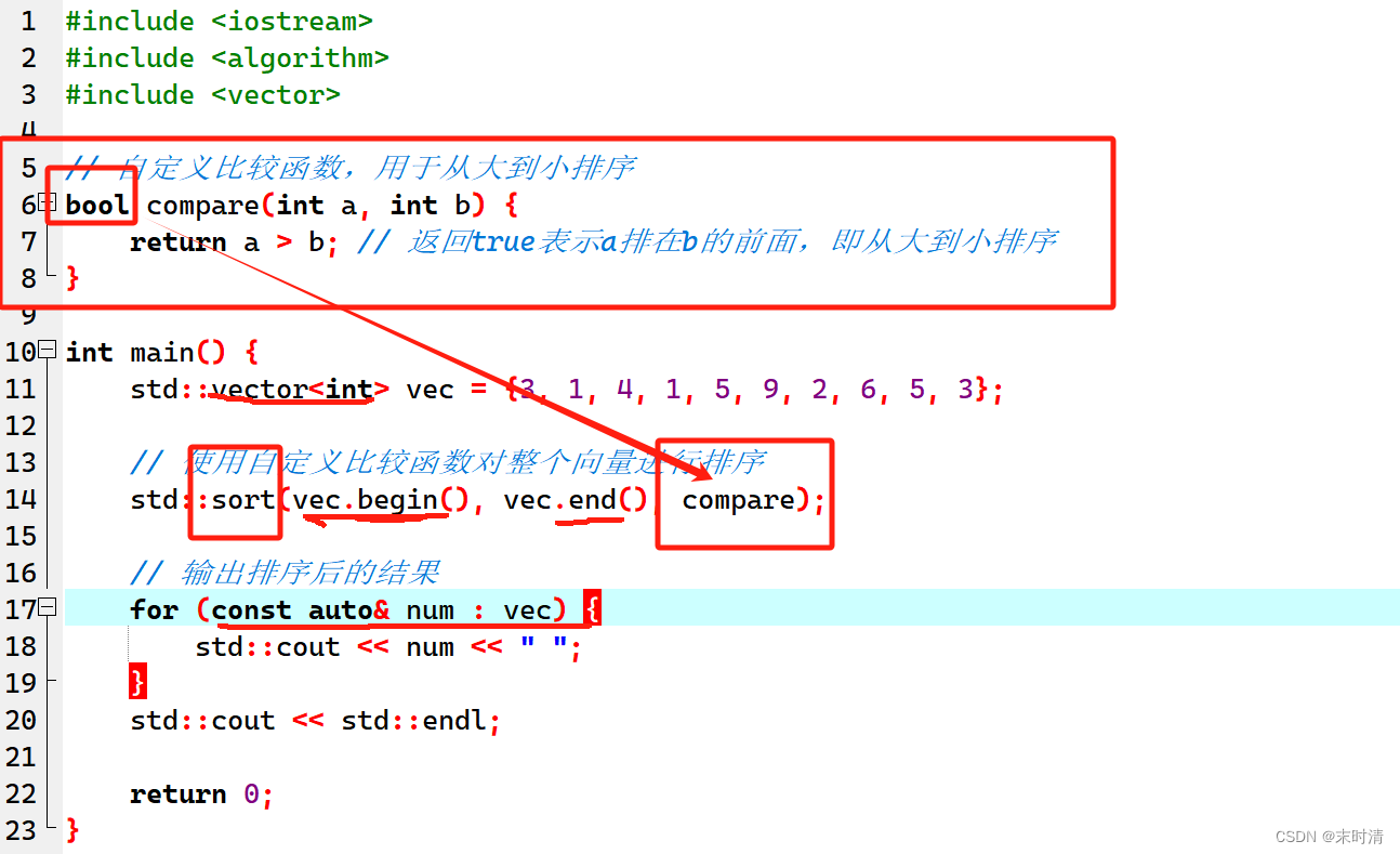 c++——sort()函数