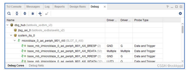 vivado IP integrator 中的调试流程