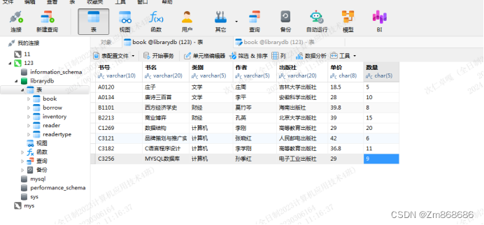 MySQL数据库基础实例_mysql数据库实机csdn-CSDN博客