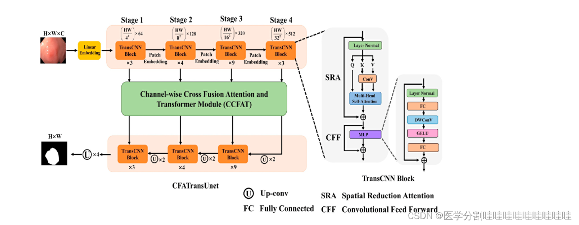 CFATransUnet: Channel-wise cross fusion attention and transformer for ...