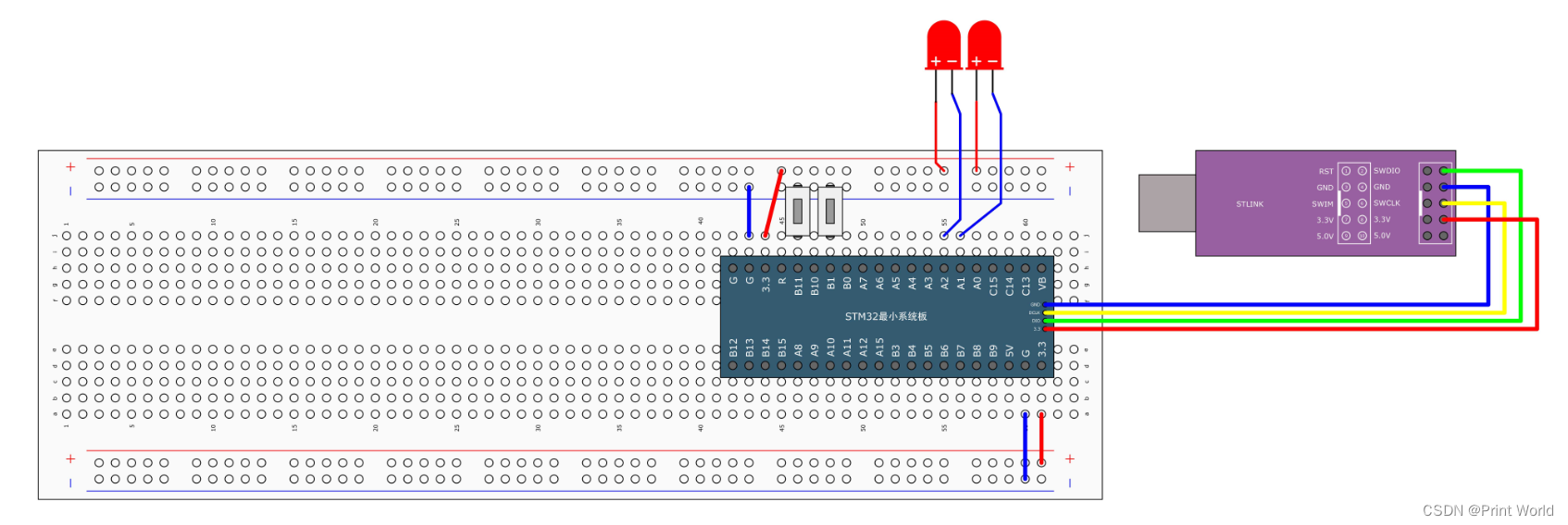 【STM32】STM32学习笔记-按键控制LED 光敏传感器控制蜂鸣器(08)