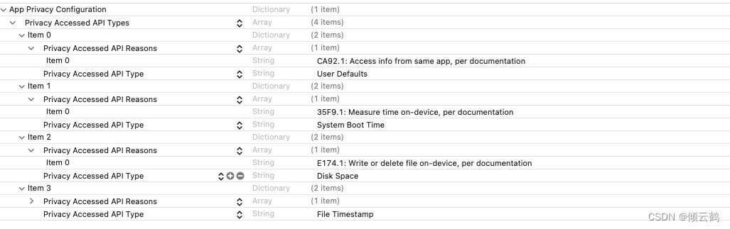 ITMS-91053: Missing API declaration