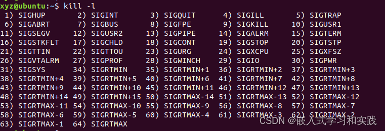 linux 系统 <span style='color:red;'>kill</span> 指令笔记