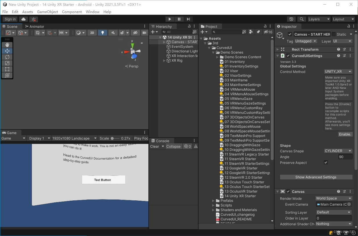 unity PDFRender Curved UI3.3