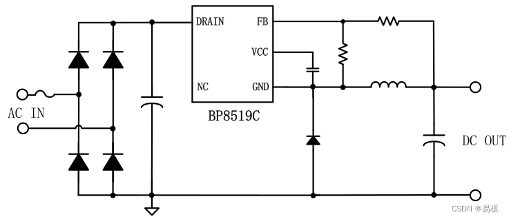 BP8519C 典型应用