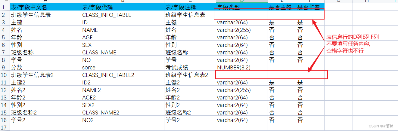 PowerDesigner导入Excel模板生成数据表