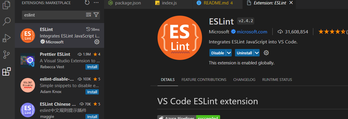 VSCode中配置prettier和ESLint