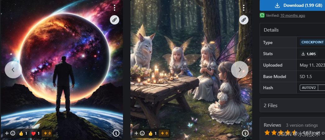 Stable Diffusion 模型分享：GalaxyTimeMachines GTM ForYou-Fantasy（幻想）