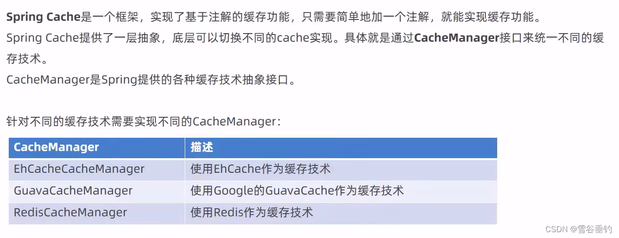 spring-cache-springcache-csdn