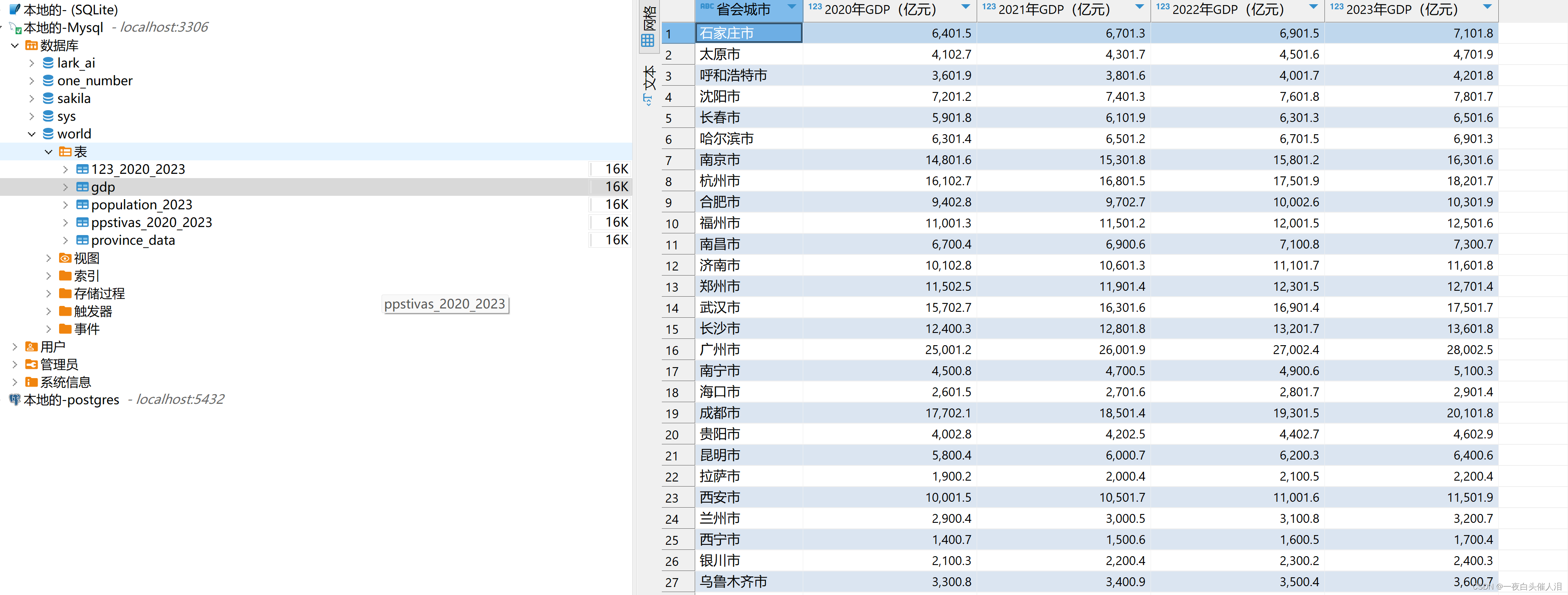 python读取excel导入数据库