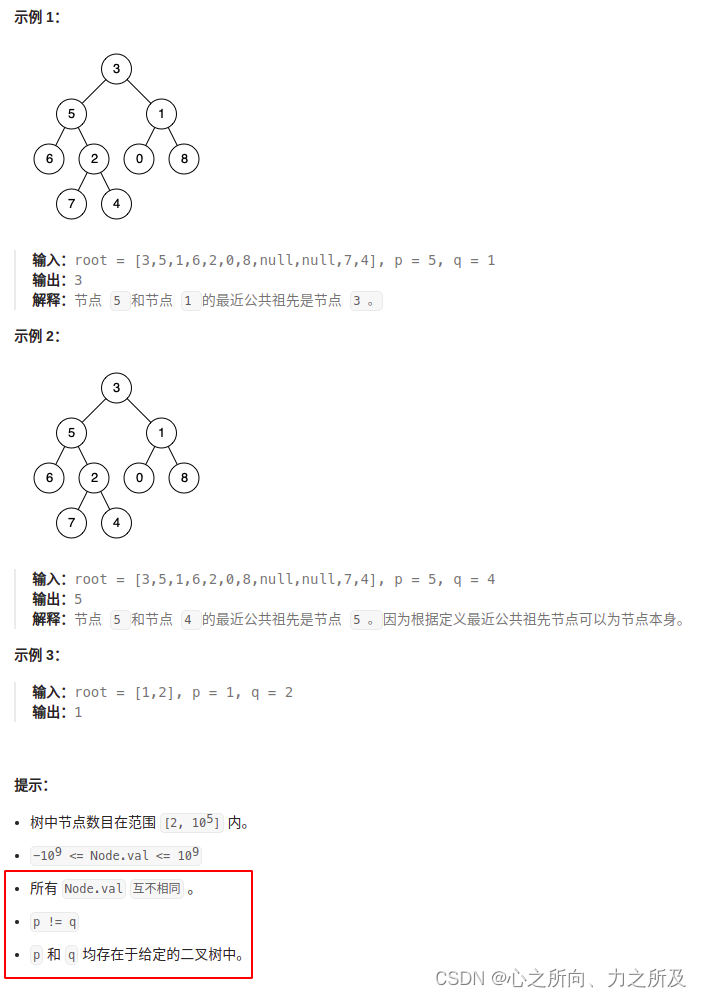 LeetCode 刷题 [C++] 第236题.二叉树的最近公共祖先