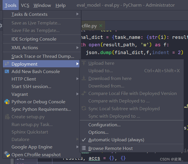 pycharm里test connection连接成功，但是无法同步服务器文件，deployment变灰