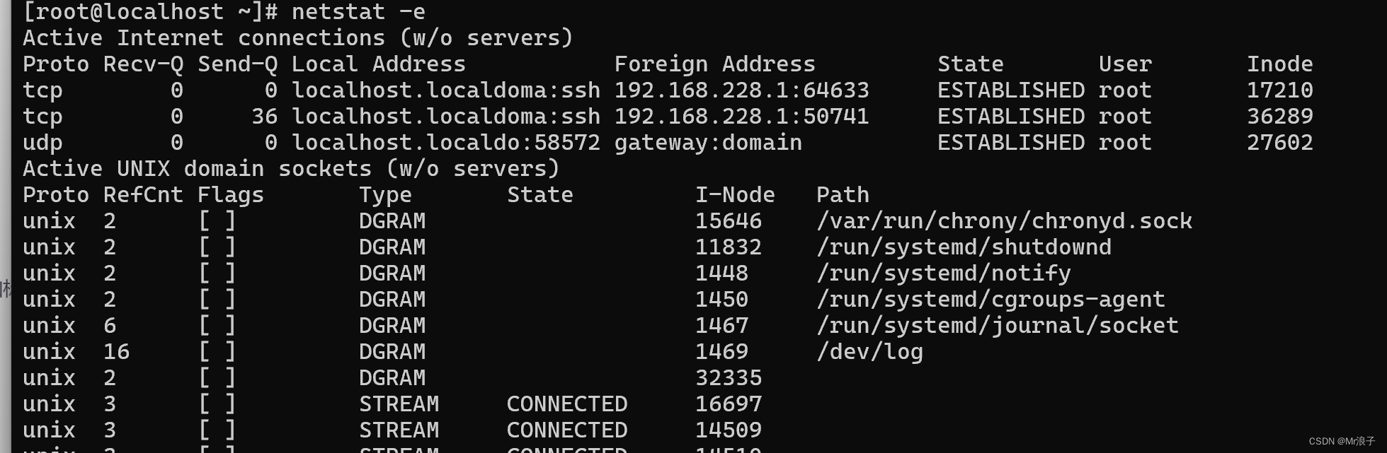 netstat tulpn 和tulnCSDN博客