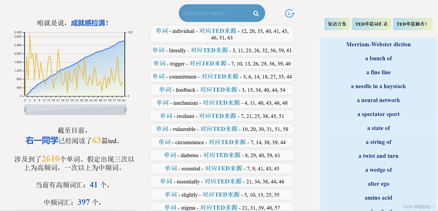 【右一的开发日记】全导航，持续更新...