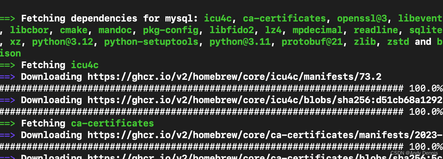 Mac利用brew安装mysql并设置初始密码