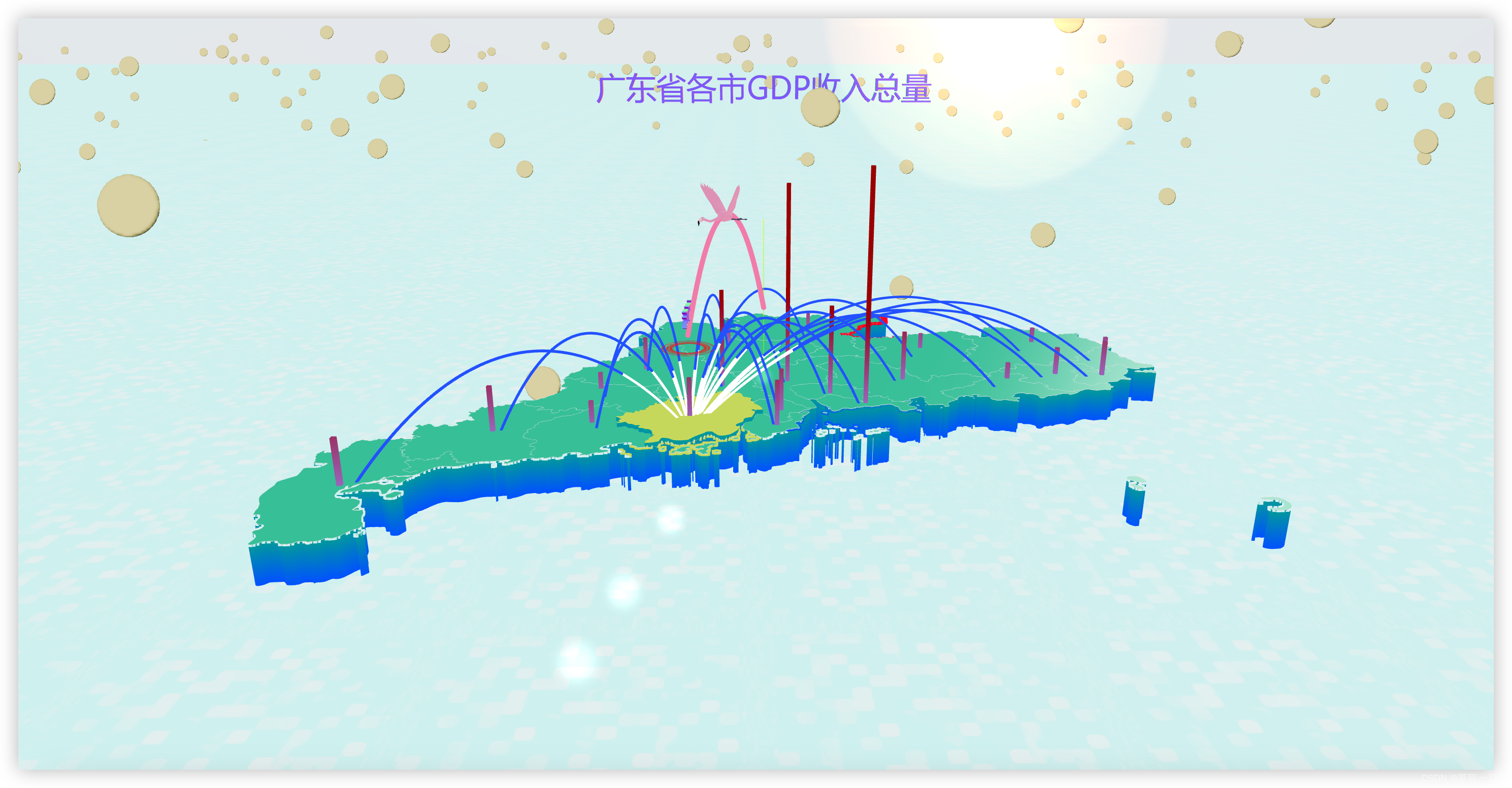 Threejs漫天多彩粒子天空--粒子系统打造