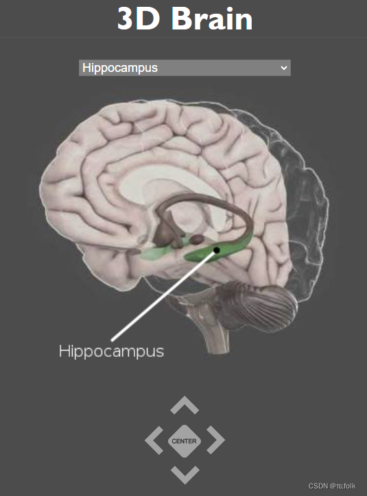 推荐一个好用的人脑解剖结构及功能注释3D图谱——3D Brain