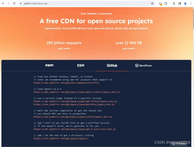 通过jsDelivr<span style='color:red;'>实现</span>Github的<span style='color:red;'>图</span><span style='color:red;'>床</span>CDN加速