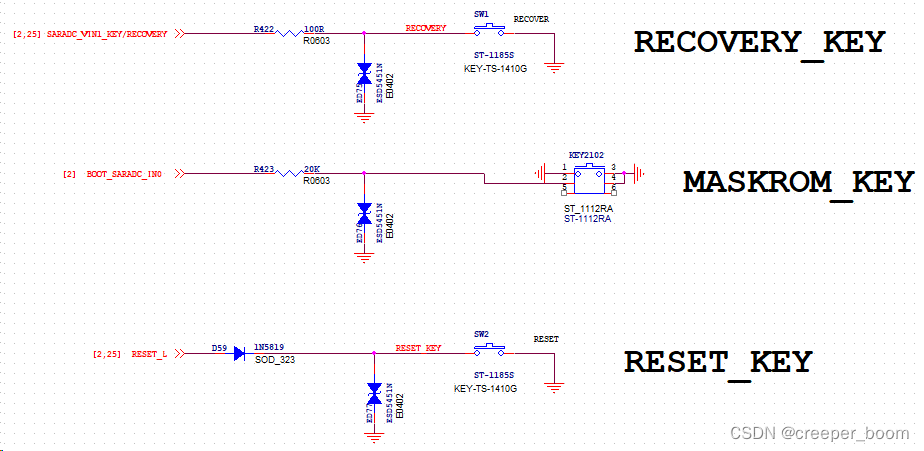 图像检测系统基于rk3588的硬件电路设计五按键指示灯调