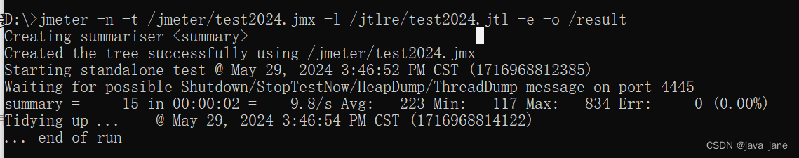 jmeter -n -t <span style='color:red;'>使用</span><span style='color:red;'>非</span>GUI<span style='color:red;'>模式</span>运行<span style='color:red;'>脚本</span>说明