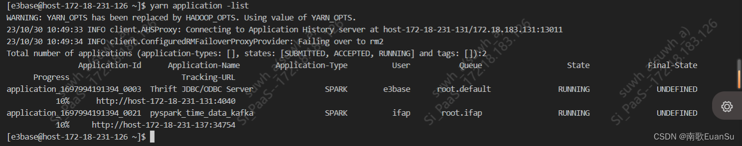 【大数据】YARN常用命令及Rest API