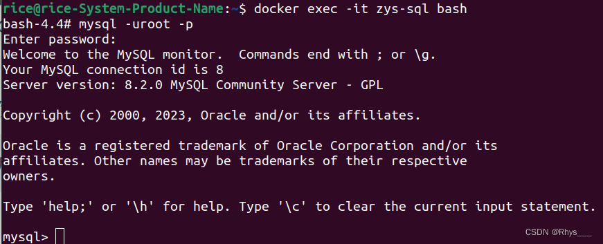 docker容器配置MySQL与远程连接设置（纯步骤）