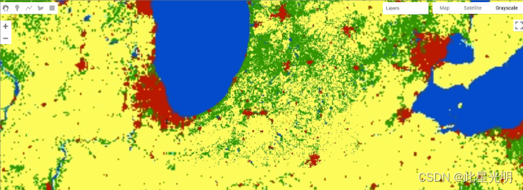 GEE数据集——GLC_FCS30D - 全球 30 米土地覆被变化数据集（1985-2022 年）