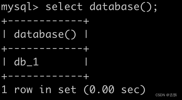 MySQL语法分类 DDL（1）